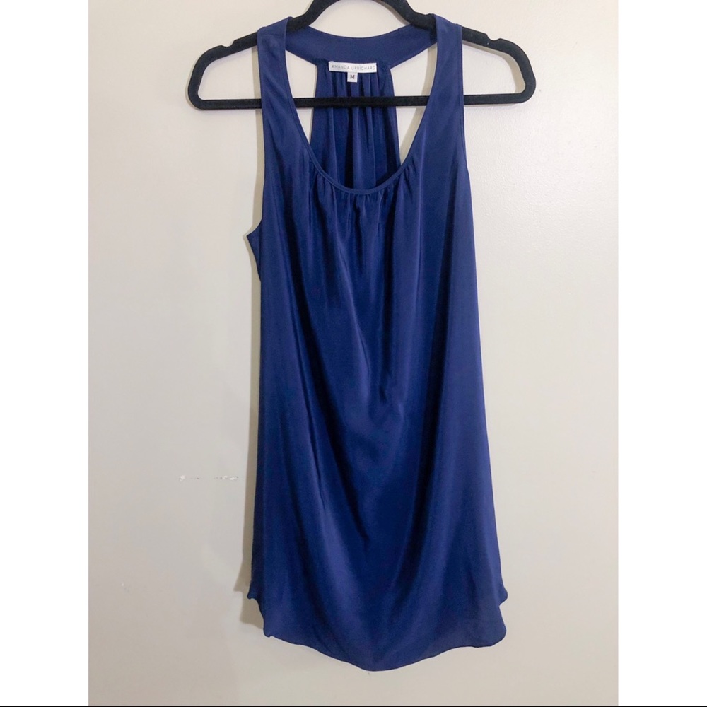 Amanda Uprichard 100% Silk Royal Blue Dress